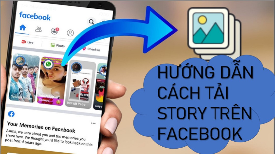 Cách tải video Story trên Facebook
